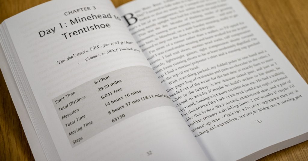 Internal pages from Half the Path book